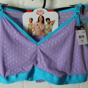 Parade 2-piece bra and panty thong set size xxl